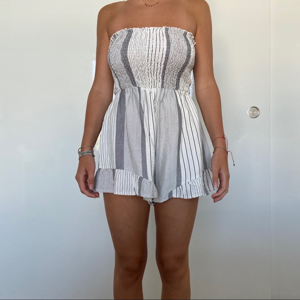 Strapless Romper